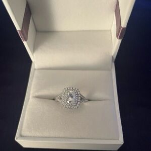 DovEggs Cushion Cut 1ct 5X7mm Cut GHI Color Moissanite